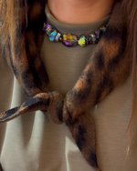 Freakin' Cozy Mini Scarf - Leopard