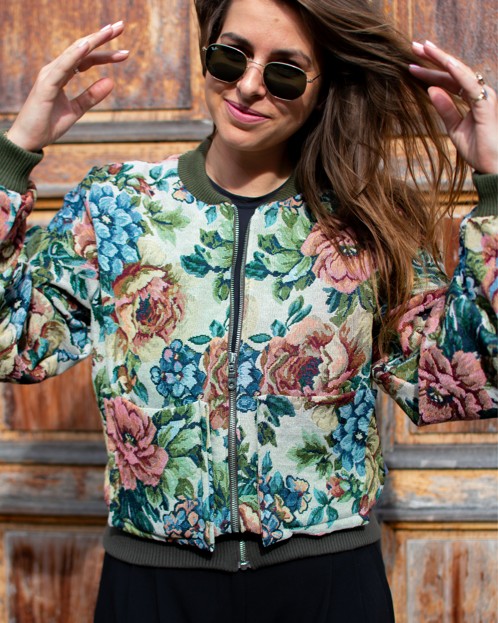 Bomber Jacket - These Ain't Nana's Curtains