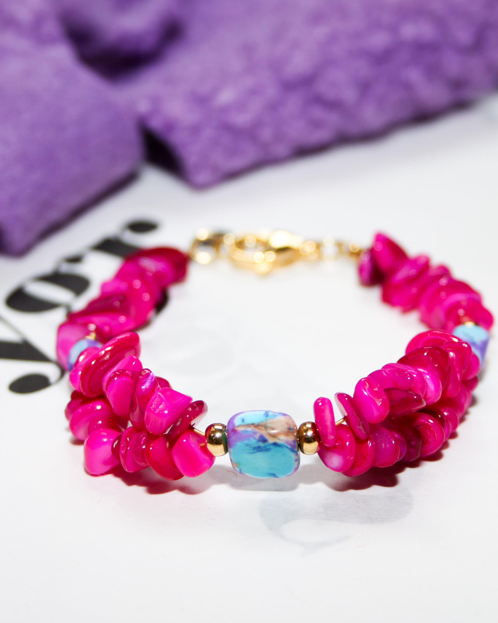 Bracelet - Hot Pink