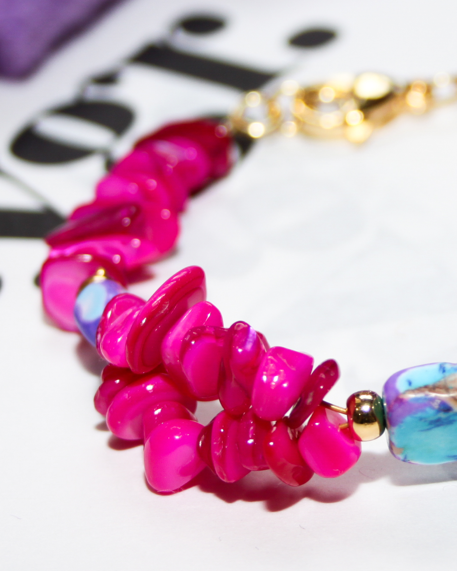 Necklace - Magenta Muse