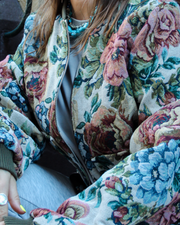 Bomber Jacket - These Ain't Nana's Curtains