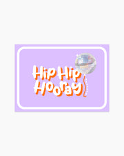 Postcard - Hip hip hoorayy