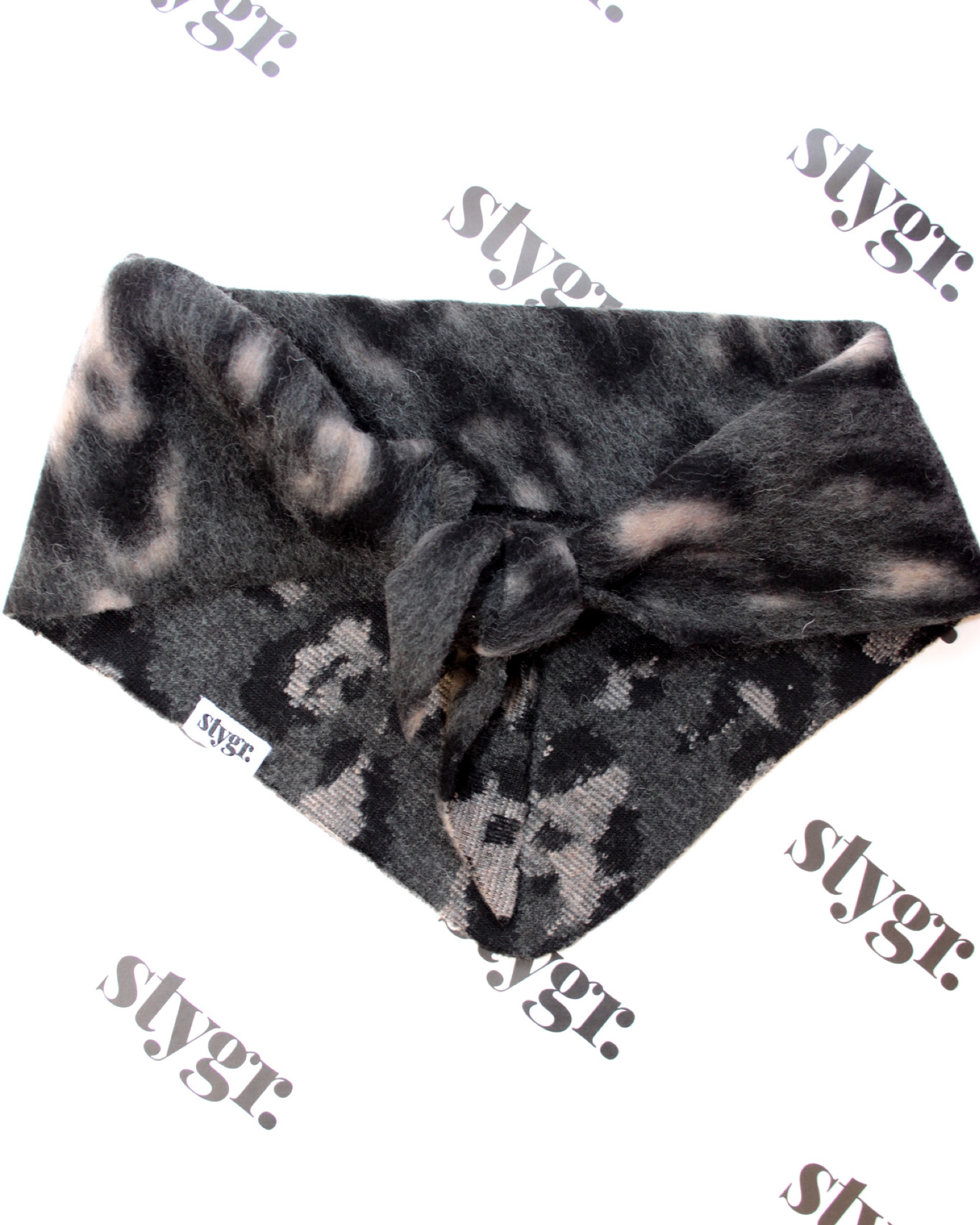 Mini Scarf Freakin' Cozy - Leopard grey