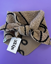 Mini Scarf - Bouclé Swirl Beige