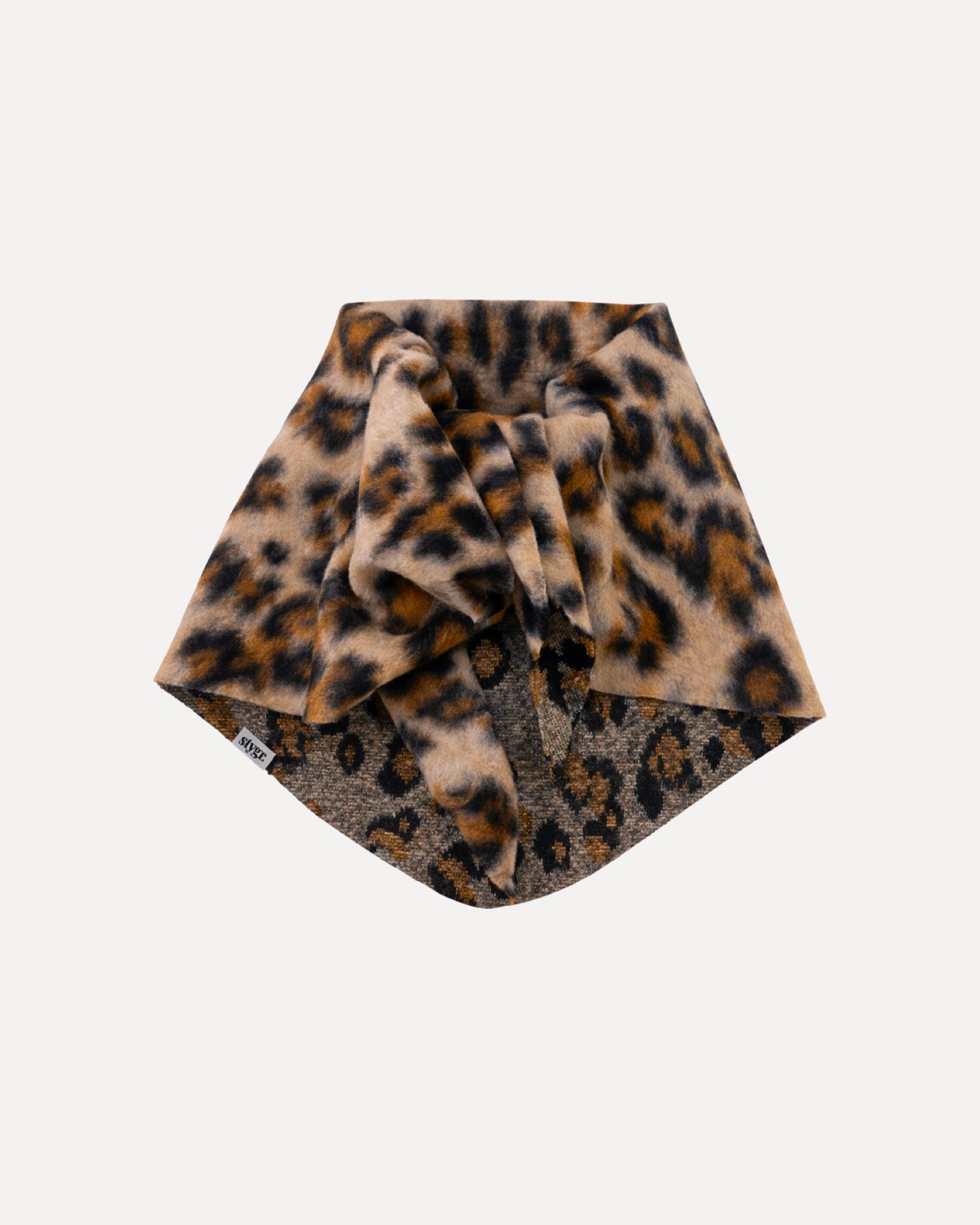 The XL Mini Scarf - Leopard Beige