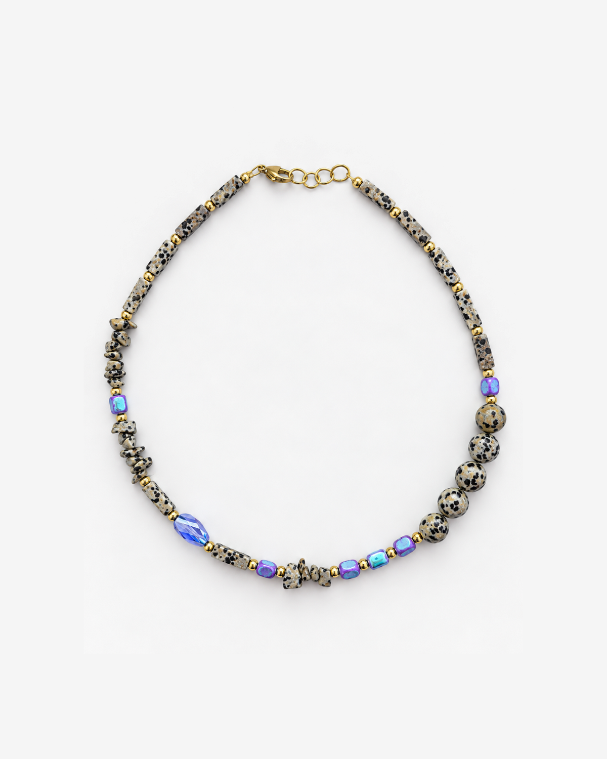 Necklace - Frosted Sapphire Light