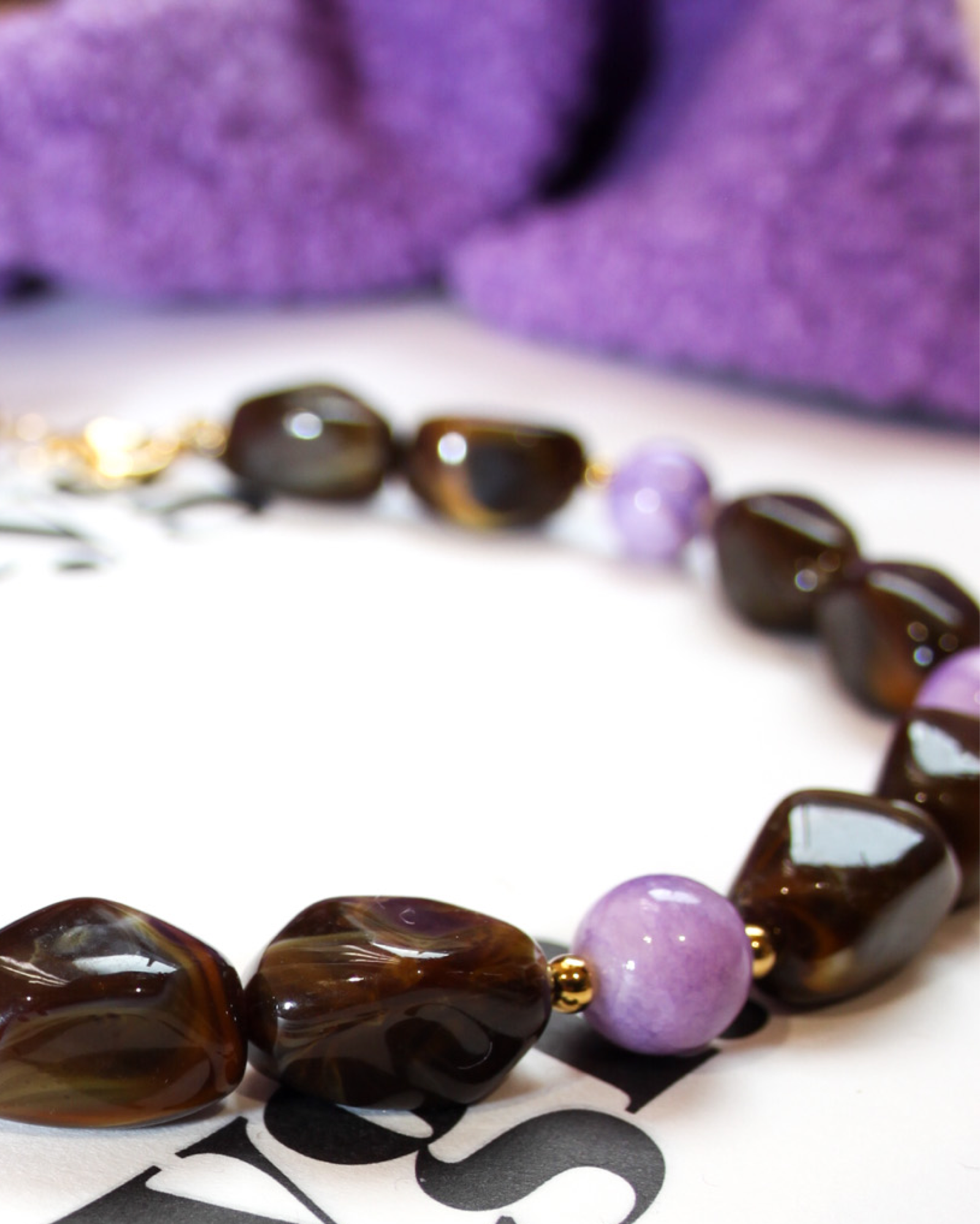 Necklace - Terra Plum