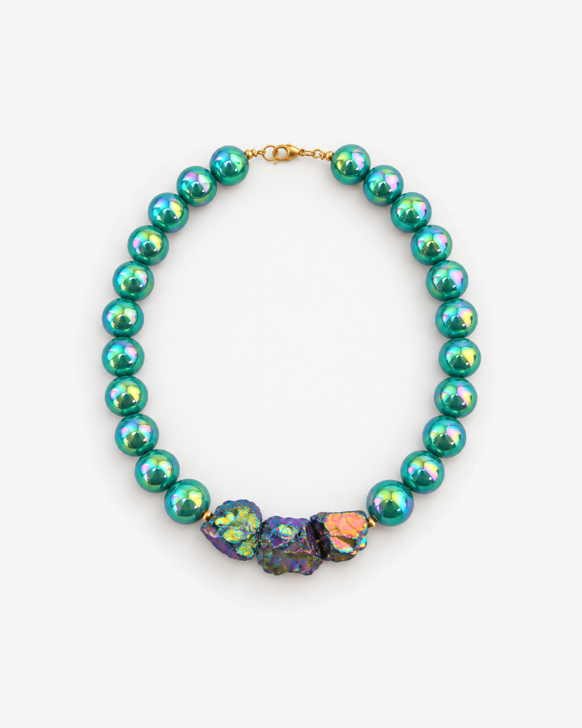 Necklace - Drama Queen Green