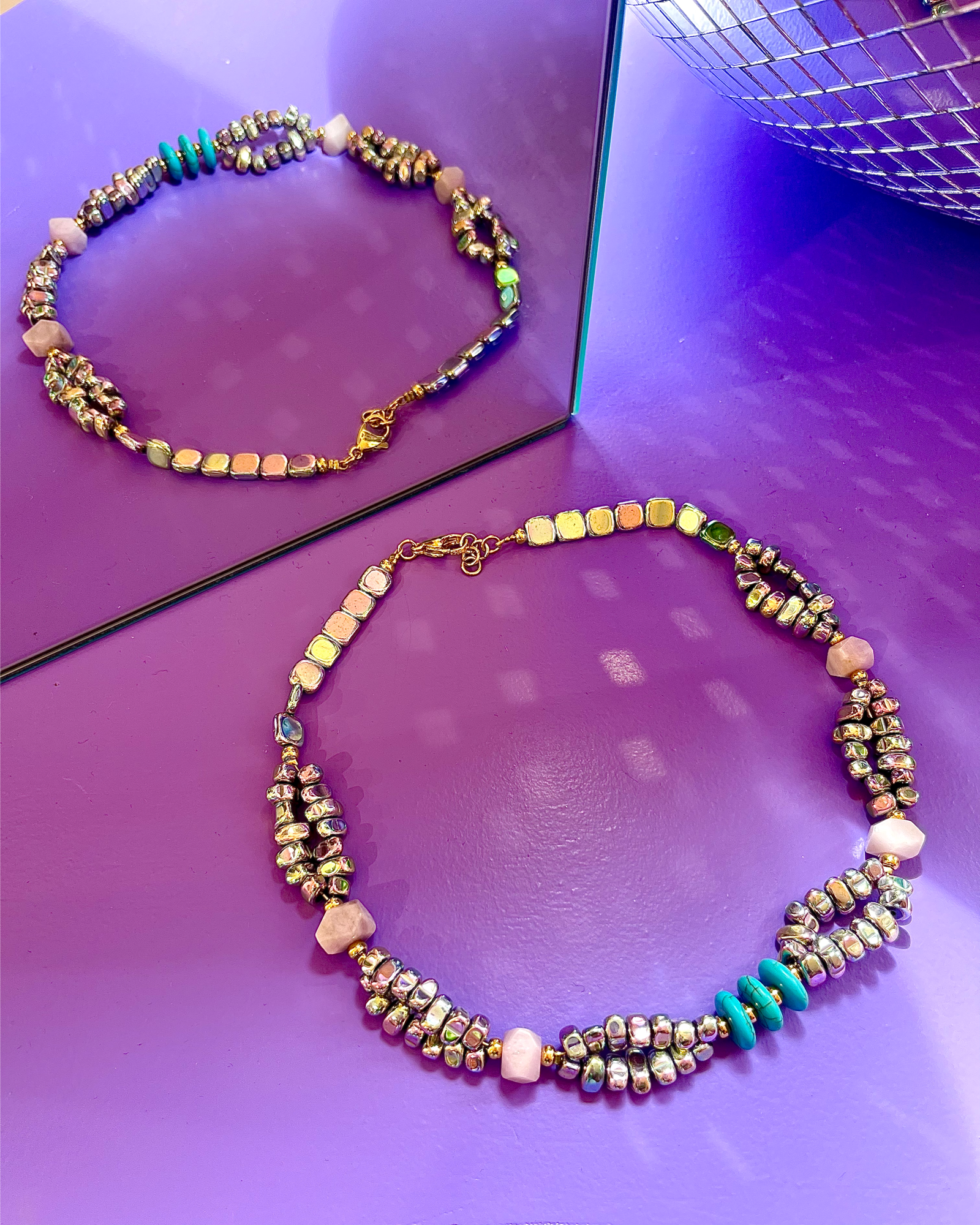 Necklace - Disco Muse Turkoois