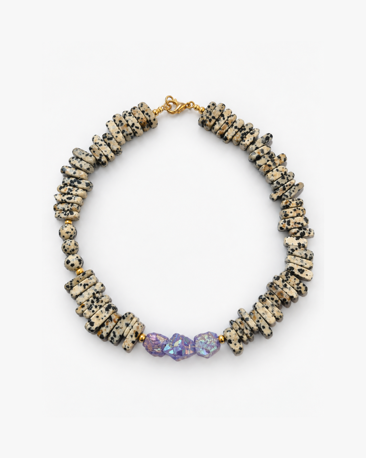 Necklace - Dalmatian Disco XL