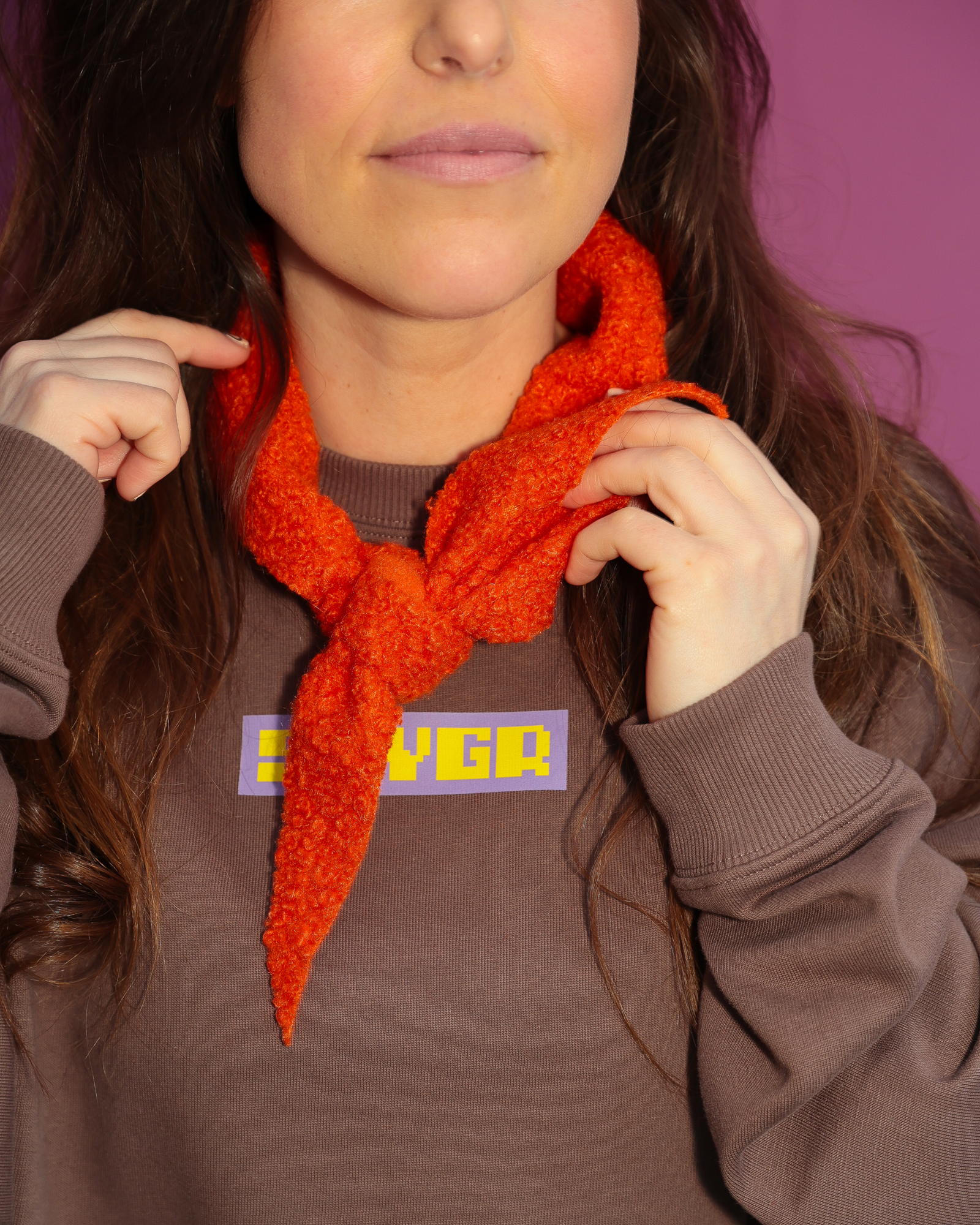 Mini Scarf - Orange