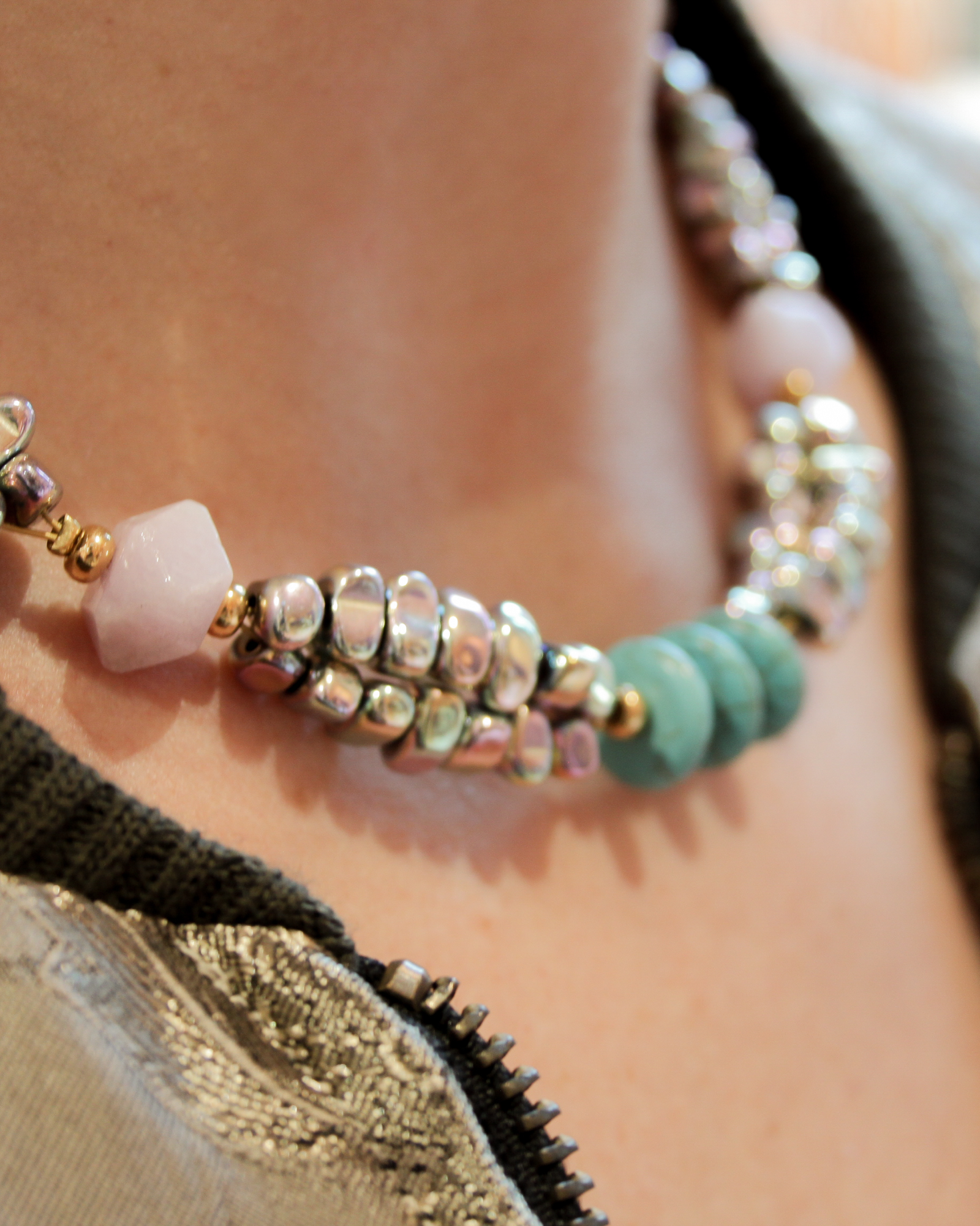 Necklace - Disco Muse Turkoois