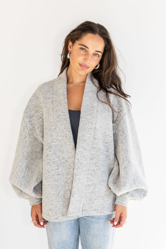 Vest - Cozy Up With Me Baby - Grey