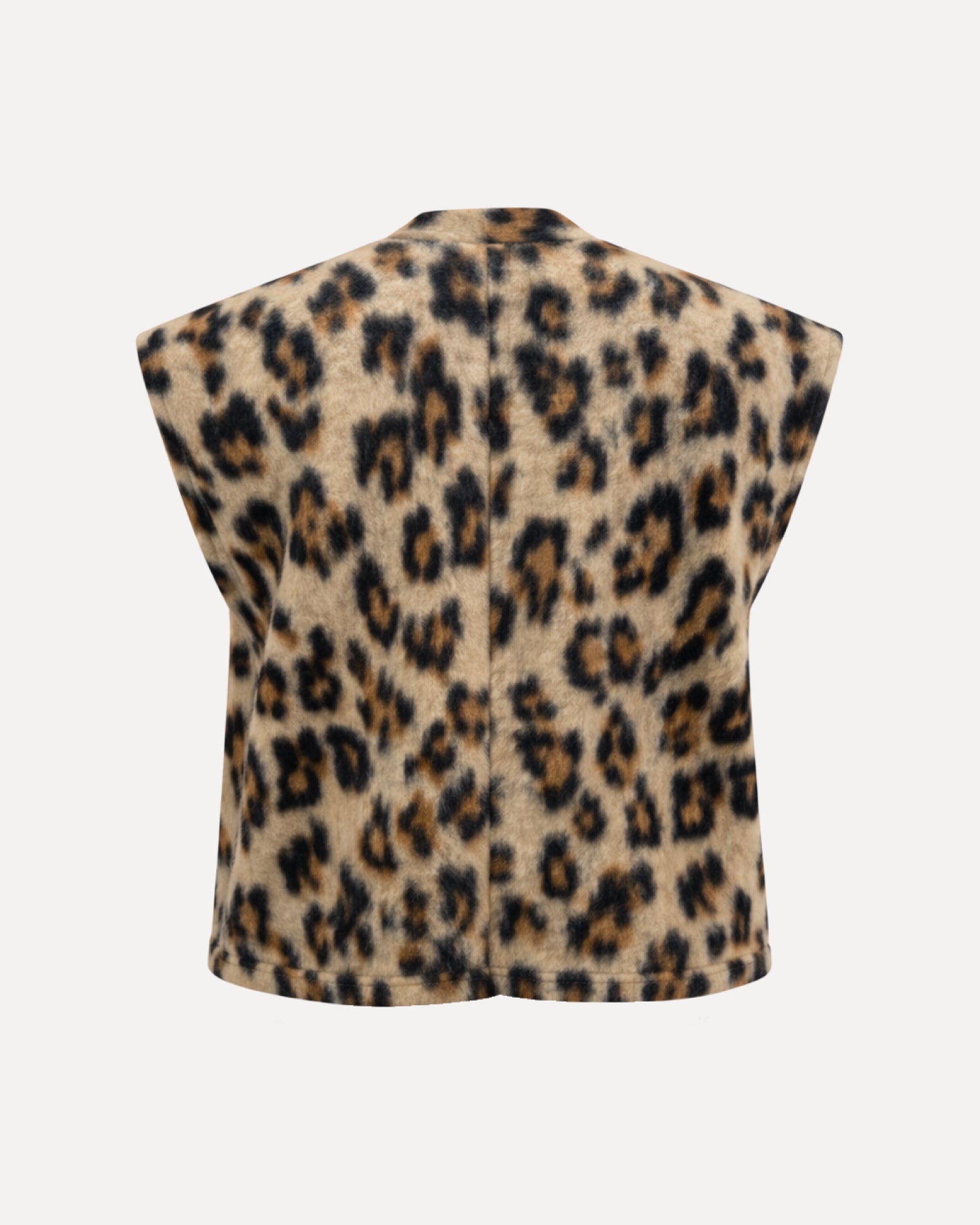 The XL Gilet - Leopard Light