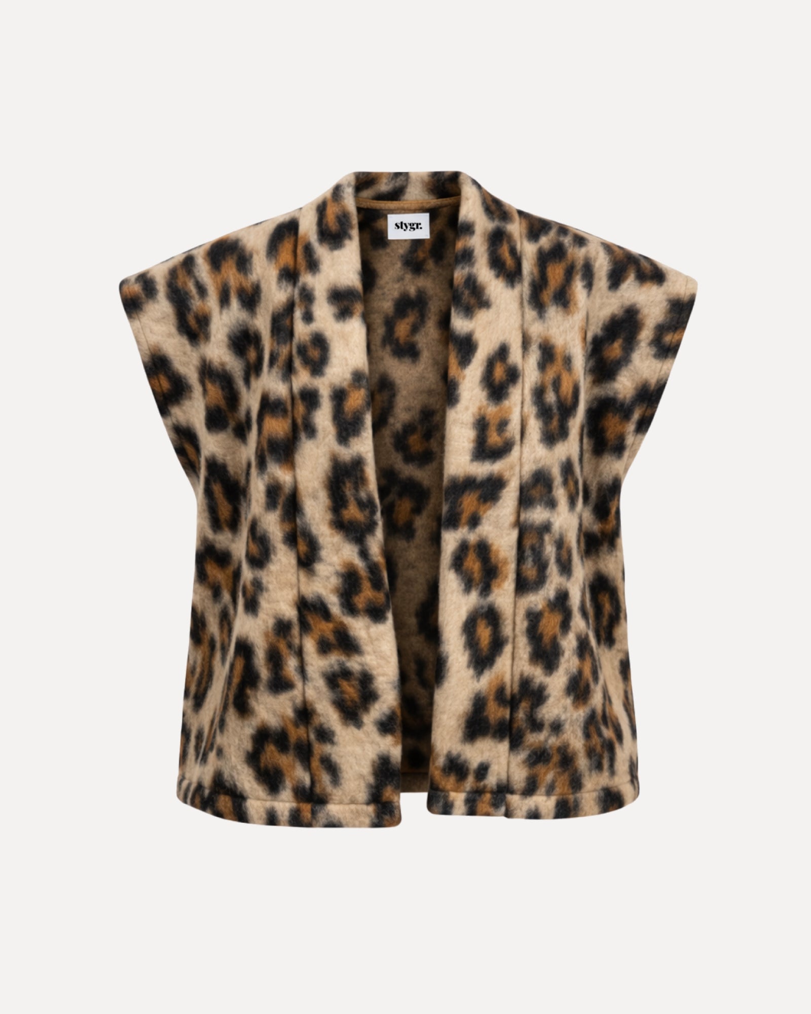 The XL Gilet - Leopard Light