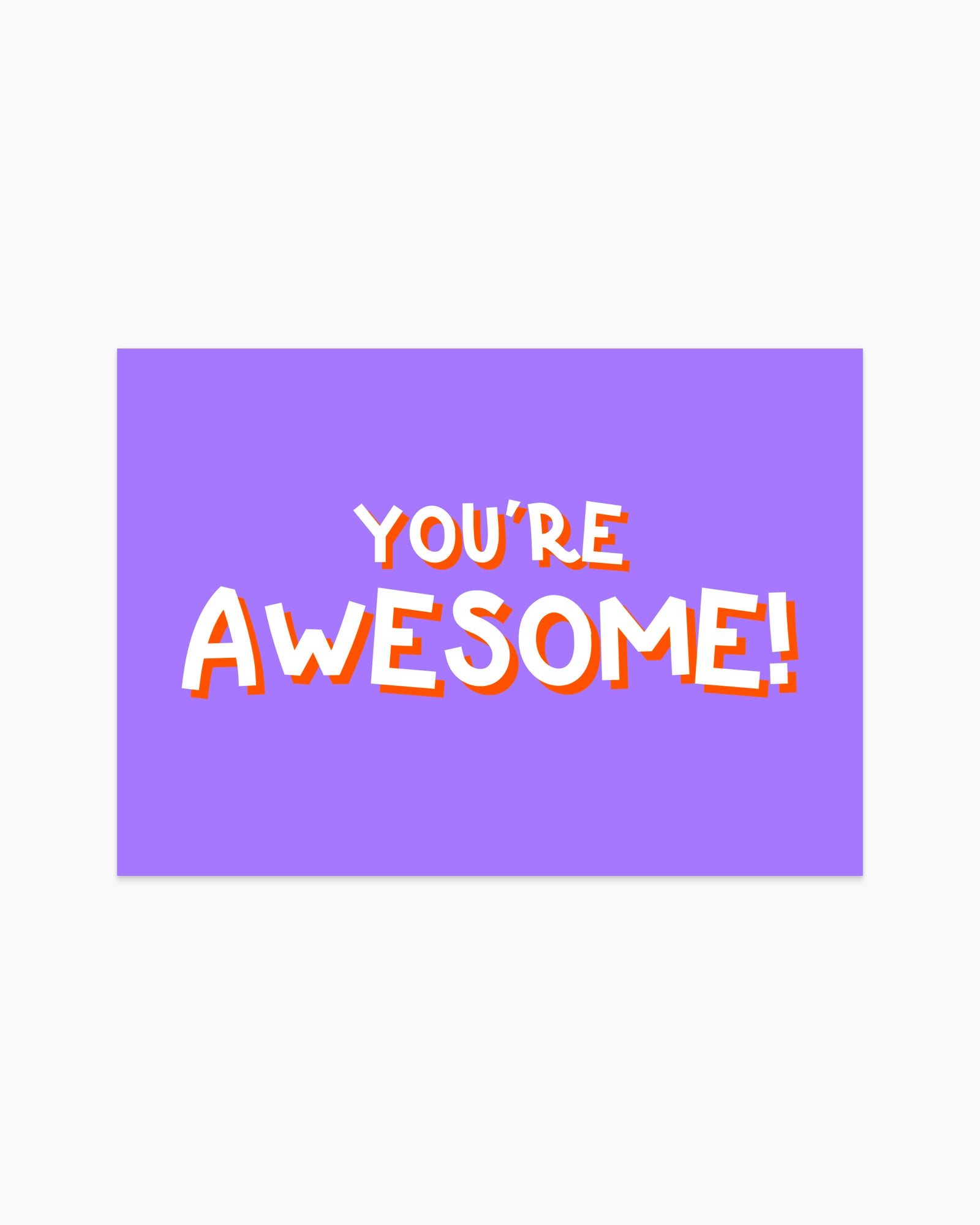 Postcard - You're awesome
